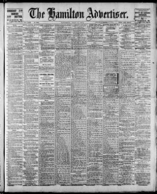 cover page of Hamilton Advertiser published on July 6, 1912