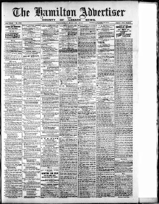 cover page of Hamilton Advertiser published on May 29, 1915