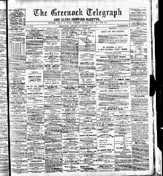 cover page of Greenock Telegraph and Clyde Shipping Gazette published on November 30, 1906