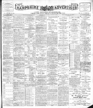 cover page of Hampshire Advertiser published on November 30, 1901