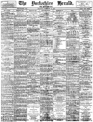 cover page of York Herald published on November 15, 1894