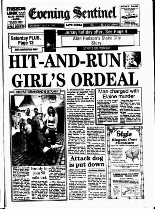 cover page of Staffordshire Sentinel published on July 6, 1991