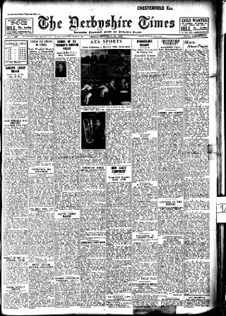 cover page of Derbyshire Times published on September 18, 1942