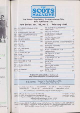 cover page of The Scots Magazine published on February 1, 1997