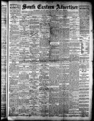 cover page of South Eastern Advertiser published on November 30, 1907
