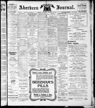 cover page of Aberdeen Weekly Journal published on November 30, 1904