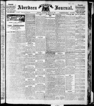cover page of Aberdeen Weekly Journal published on February 28, 1906