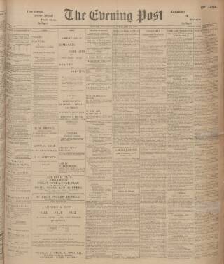 cover page of Dundee Evening Post published on February 28, 1900