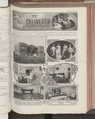 cover page of Deliverer published on November 1, 1913