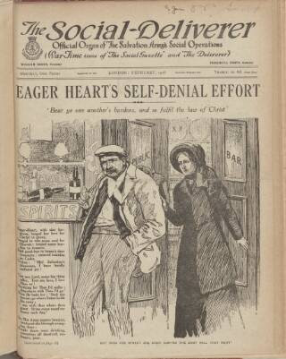 cover page of Deliverer published on February 1, 1918