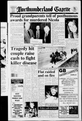 cover page of Alnwick Mercury published on December 30, 1997