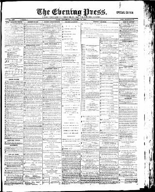 cover page of Yorkshire Evening Press published on February 28, 1891