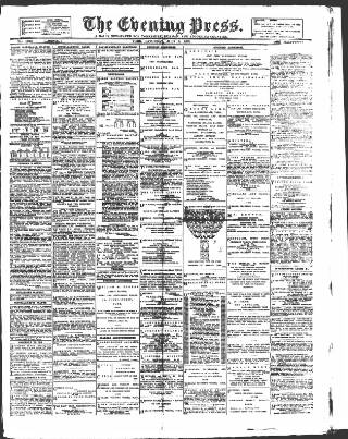 cover page of Yorkshire Evening Press published on July 6, 1895