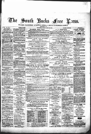 cover page of South Bucks Free Press published on May 30, 1879