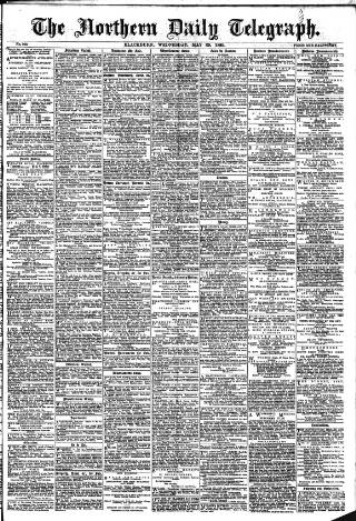 cover page of Northern Daily Telegraph published on May 29, 1889