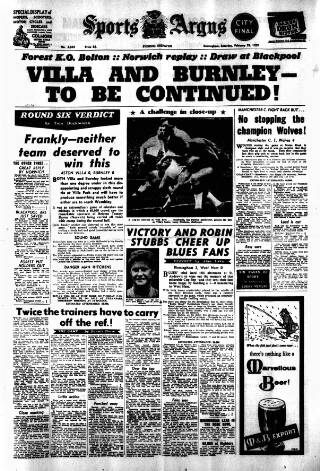 cover page of Sports Argus published on February 28, 1959
