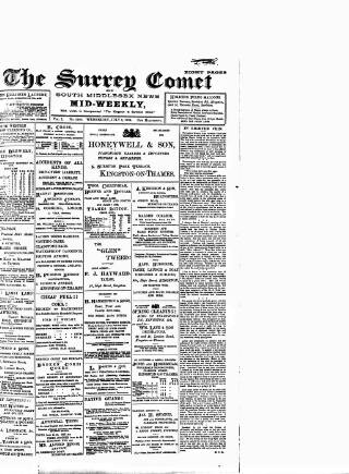cover page of Surrey Comet published on July 6, 1904