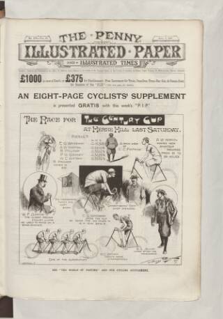 cover page of Penny Illustrated Paper published on July 6, 1895