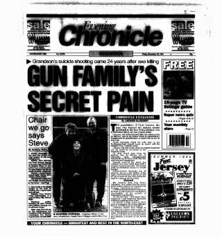 cover page of Newcastle Evening Chronicle published on December 30, 1994