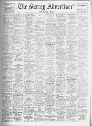 cover page of Surrey Advertiser published on May 29, 1948