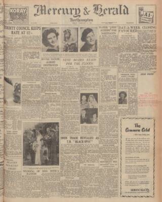 cover page of Northampton Mercury published on February 28, 1947