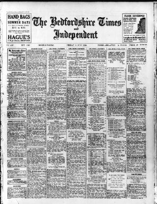 cover page of Bedfordshire Times and Independent published on July 6, 1934
