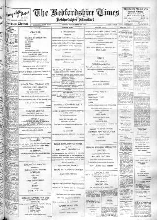 cover page of Bedfordshire Times and Independent published on September 18, 1959
