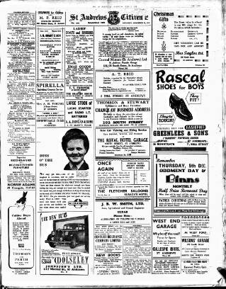 cover page of St. Andrews Citizen published on November 30, 1946