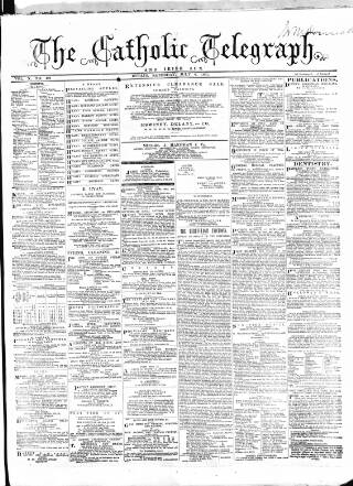 cover page of Catholic Telegraph published on July 6, 1861
