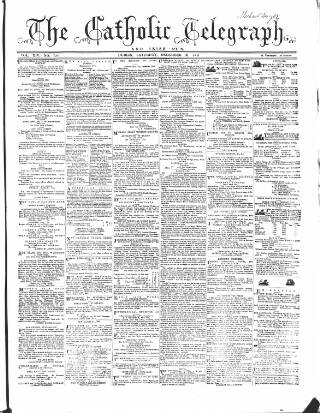cover page of Catholic Telegraph published on December 30, 1865