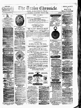 cover page of Tralee Chronicle published on July 6, 1880