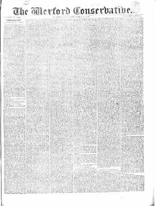 cover page of Wexford Conservative published on February 28, 1844