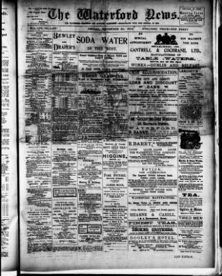 cover page of Waterford News published on December 30, 1904