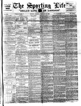 cover page of Sporting Life published on February 28, 1905