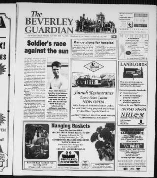 cover page of Beverley Guardian published on May 29, 1998