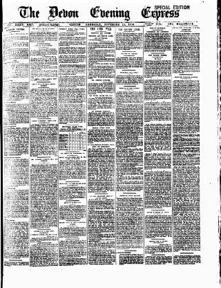 cover page of Express and Echo published on November 15, 1900