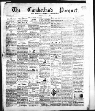 cover page of Cumberland Pacquet and Ware's Whitehaven Advertiser published on July 6, 1841