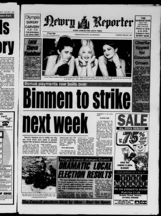 cover page of Newry Reporter published on May 29, 1997