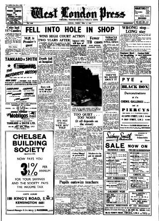 cover page of Chelsea News and General Advertiser published on July 6, 1956