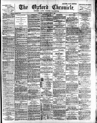 cover page of Oxford Chronicle and Reading Gazette published on July 6, 1895