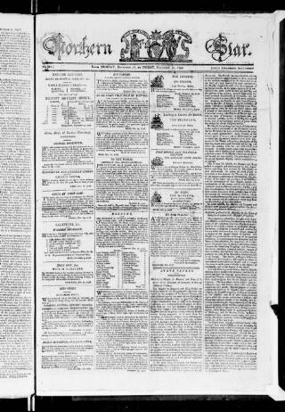 cover page of Northern Star 1792 published on December 30, 1796