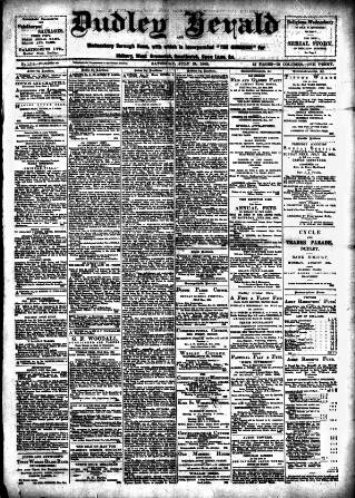 cover page of Dudley Herald published on July 21, 1900