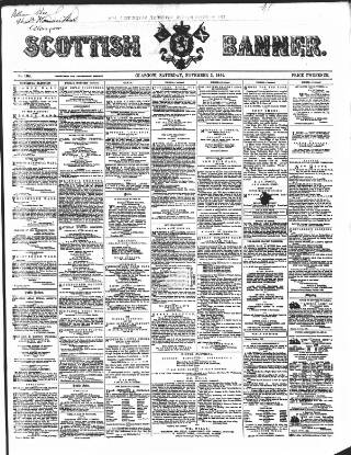cover page of Scottish Banner published on November 3, 1860