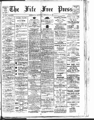 cover page of Fife Free Press published on February 28, 1920