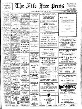 cover page of Fife Free Press published on May 29, 1948