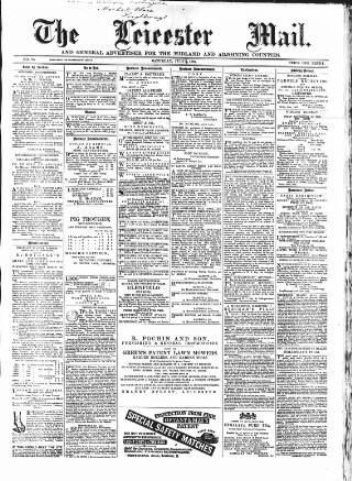cover page of Leicester Mail published on July 6, 1867