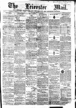 cover page of Leicester Mail published on February 27, 1869