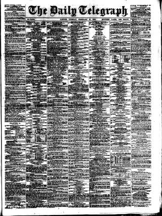 cover page of Daily Telegraph & Courier (London) published on February 28, 1905