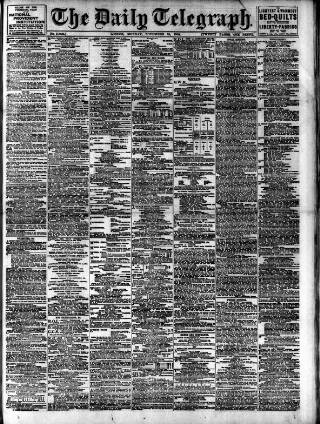 cover page of Daily Telegraph & Courier (London) published on November 15, 1909