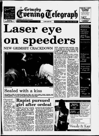 cover page of Grimsby Daily Telegraph published on July 6, 1999